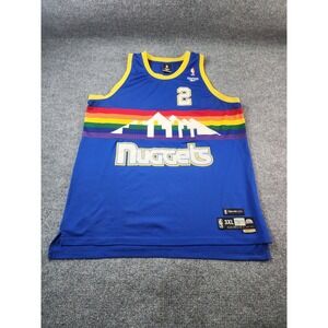 Denver Nuggets Jersey Men 3XL Blue NBA Reebok‎ Hardwood Classics Alex English